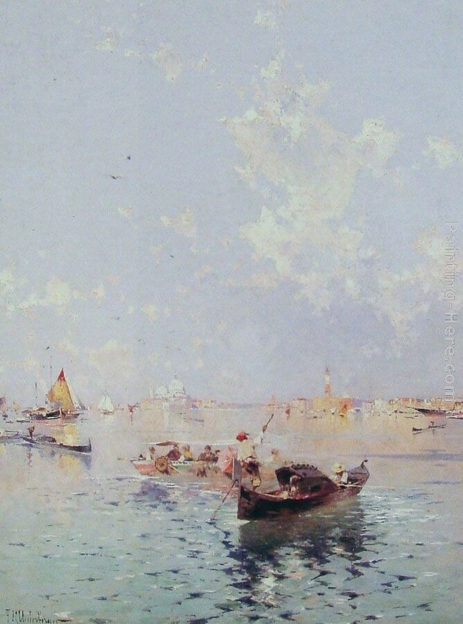 Franz Richard Unterberger View to Saint Mark's Square, Venice